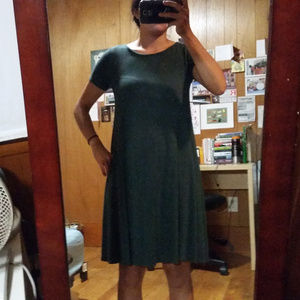 ​Forever 21 forest green t-shirt dress​